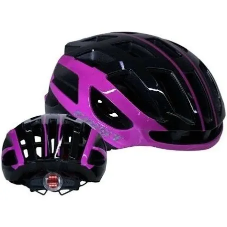 CAPACETE FIRST SPECK PRETO/ROXO METALICO TAM.:M