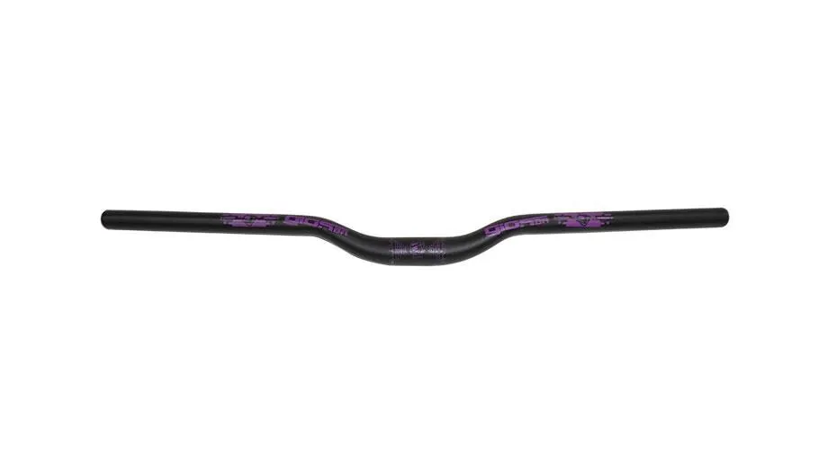 GUIDÃO ALUM GIOS GI-A302 PRETO/ROXO 31.8 700 MM 35 GRAUS