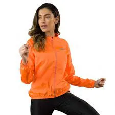 JAQUETA CORTA VENTO SOL FEMININO LARANJA FLUOR TAM.: G