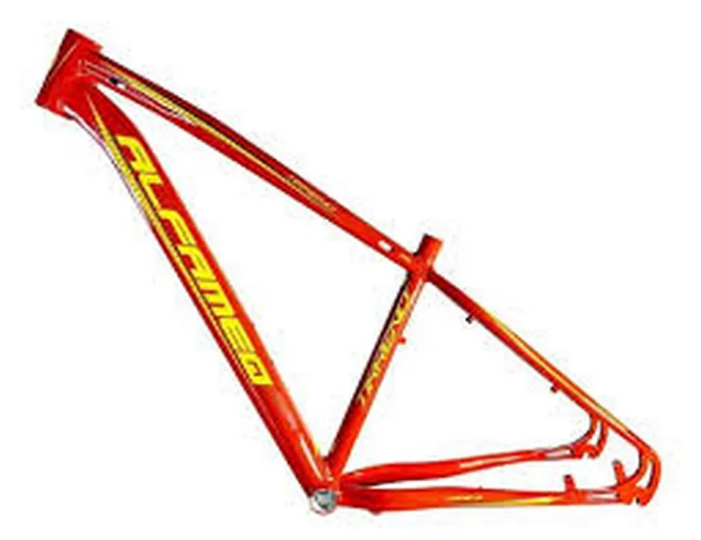 QUADRO ARO 29 ALUM ALFAMEQ TIRRENO VERM/AMAR BRILHO TAM.:15
