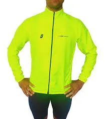 JAQUETA CORTA VENTO RIDE CYCLING WEAR AMARELO FLORESCENTE TAM M