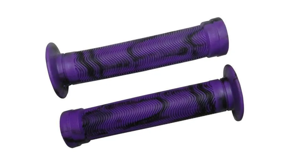 MANOPLA BMX GIOS GI-075H 150MM PRETO/ROXO C/FLANGE