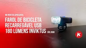 FAROL INVIKTUS ALUMINIO 3 LED 180L BG-CY01 USB