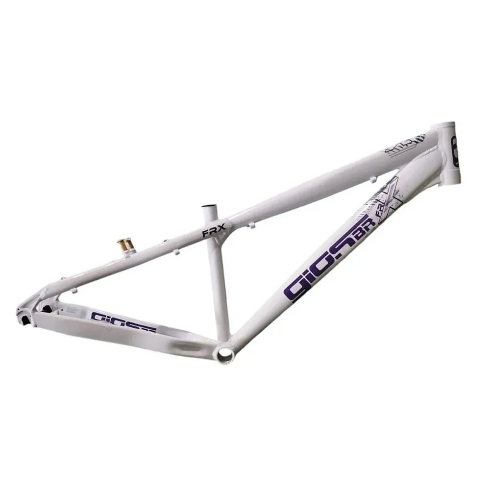 QUADRO ARO 26 ALUM GIOS FR-X BRANCO/ROXO TAM.: 13