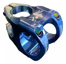SUPORTE DE GUIDÃO HASSNS AZUL GRAFITE MATALICO  32 MM 31.8