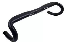 GUIDÃO SPEED GTA ALUM ERGONOMICO PRETO 440 MM 31.8MM ANAT/REACH 75/D