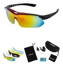 OCULOS VIPER 5 LENTES C/SUPORTE DE LENTE VERM