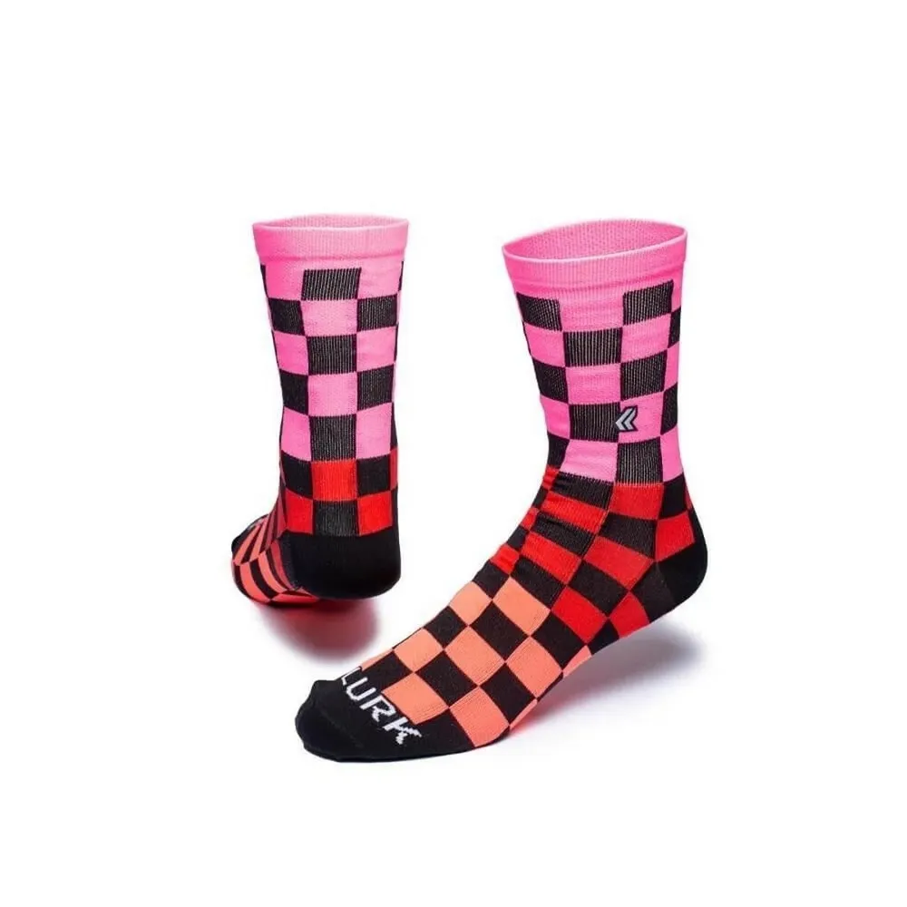 MEIA LURK PERFORMANCE PINK QUADRI TA.: 36-43