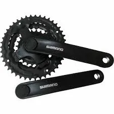 PEDIVELA TRIPLO SHIMANO (FC-M131) (PRETO) (48/38/28) 