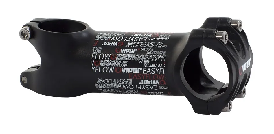 SUPORTE DE GUIDÃO ALUM.: VIPER EASYFLOW (31.8) (90MM) (PRETO)