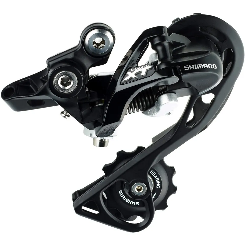 CÂMBIO TRAS SHIMANO XT 10 VEL (RD-781 GS)(PRETO)(DYNA SYS)(SHADOW PLUS)