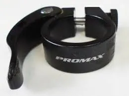 ABRAÇADEIRA DE SELIM ALUM.: PROMAX (PRETO) (C/ BLOCAGEM) (31.8)