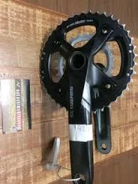 (SEMI NOVO) PEDIVELA DUPLO TRUVATIV SRAM X5 (10 VEL) (GXP 2.2) (175MM)