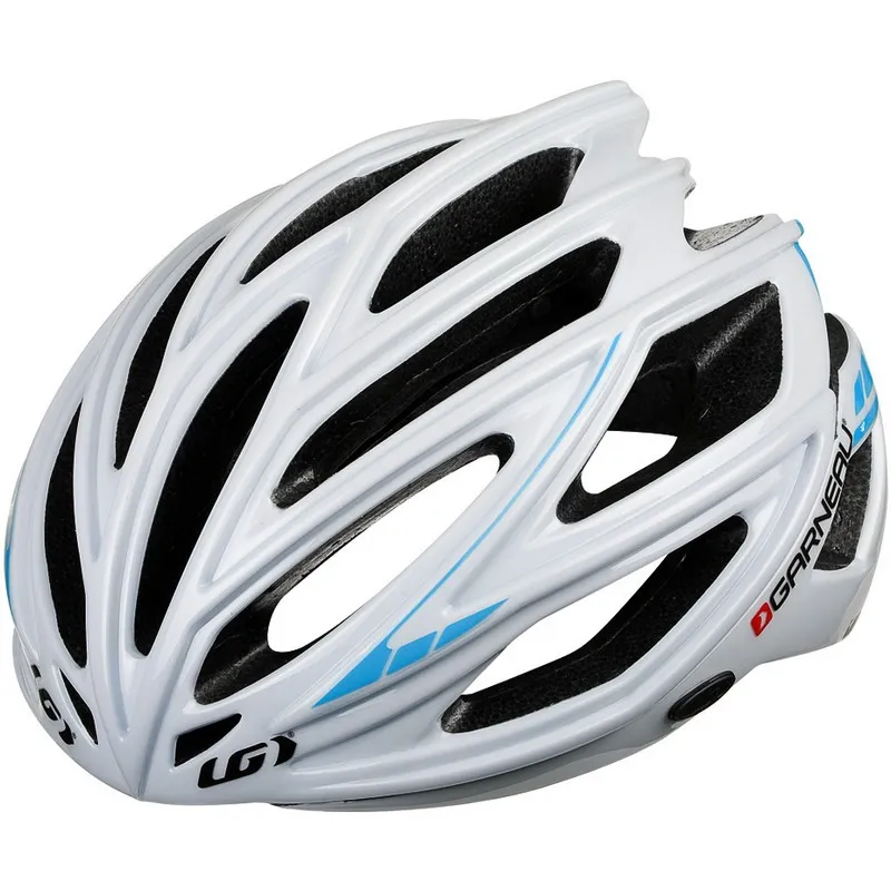 (SEMI NOVO) CAPACETE LOUIS GARNEAU SHARP (BRANCO/AZUL) (TAM.: 54/56)