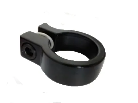 ABRAÇADEIRA DE SELIM 25.4MM (PRETO) (C/ PARAFUSO)