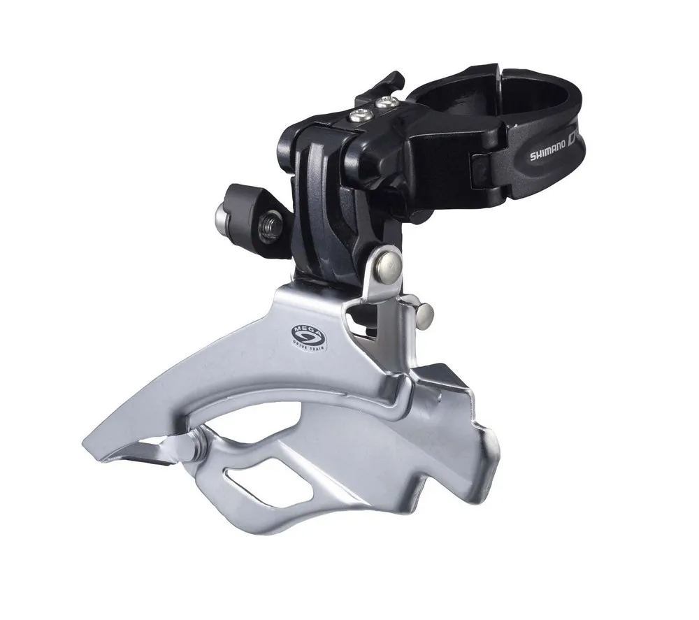 CÂMBIO DIANT SHIMANO DEORE (FD-M591-6) (ABRAÇADEIRA ALTA) (DUAL PULL)