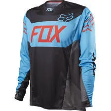 CAMISA FOX DEMO DEVICE LS 15 MANGA LONGA  (PTO/AZUL/VERM) (TAM.: G)