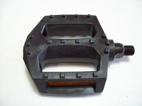 PEDAL NYLON PLATAFORMA ROYALCICLO PRETO (EIXO FINO)