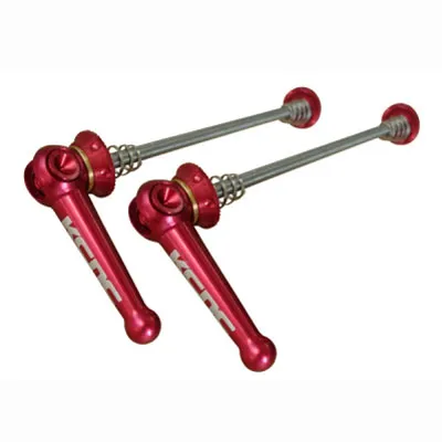 BLOCAGEM KCNC DE RODA ALUMINIO/TITANIO MTB (VERMELHO)