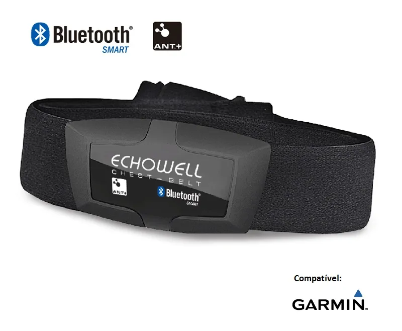 CINTA MONITOR CARDIÁCO ECHOWELL DMH30 (BLUETOOTH) (COMPATÍVEL GARMIN)