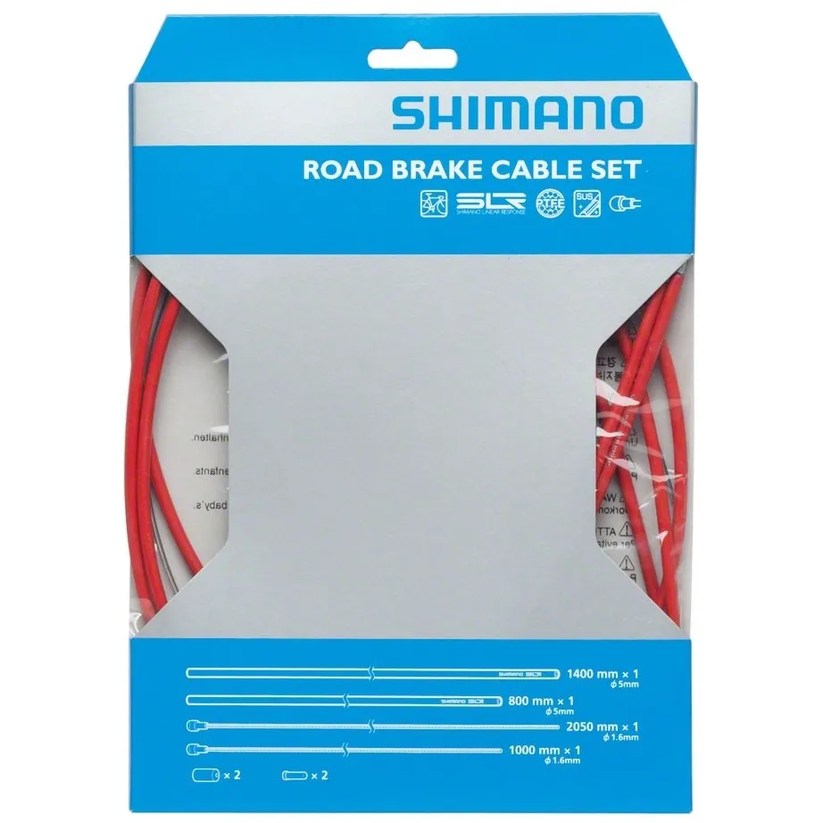 CONJUNTO DE CABOS E CONDUITES DE FREIOS SHIMANO SP-41 (SPEED)(COR LARANJA)