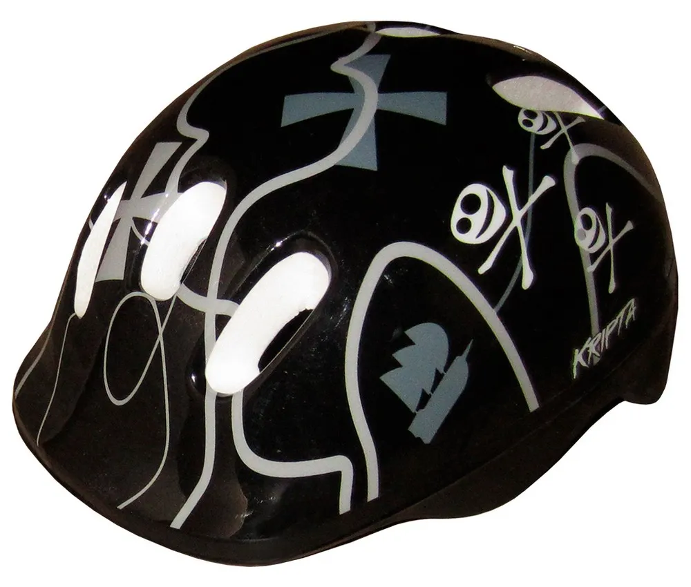 CAPACETE INFANTIL POP KRIPTA (PRETO)