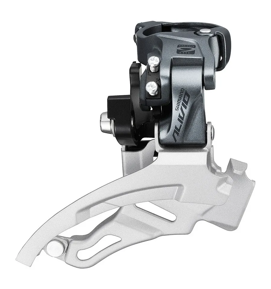 CÂMBIO DIANT SHIMANO ALIVIO (FD-M4000) (DUAL) (TRIPLO P/ 40/30/22) (ABRAÇADEIRA ALTA)