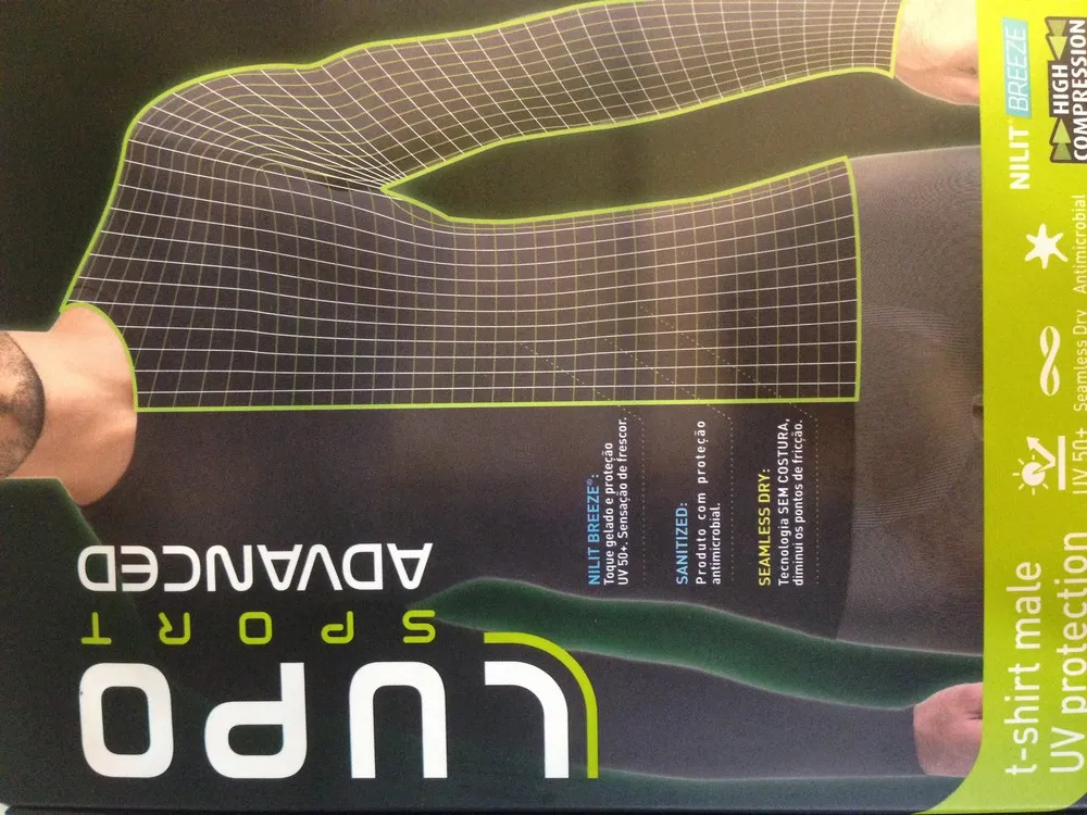 CAMISETA LUPO AM TERMICA RUN (PRETO) (TAM.: M)