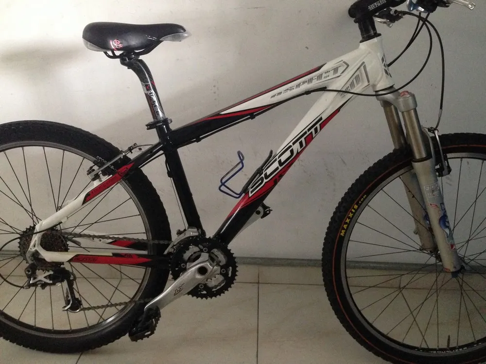 (SEMI NOVA) BICICLETA ARO 26 ALUM SCOTT ASPECT 30 TAM 16