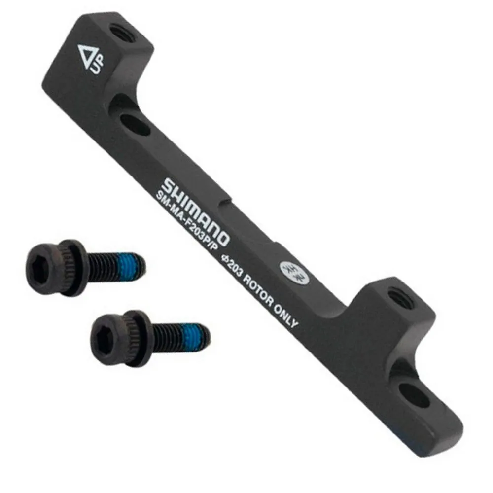 ADAPTADOR DE FREIO A DISCO SHIMANO SH-MA-F203S/F (DIANT. 203MM) (POST MOUNTAIN)