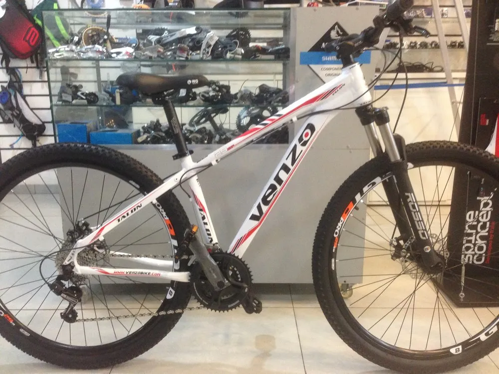 (SEMI NOVA) BICICLETA ARO 29 ALUM VENZO TALON 24 VEL TAM 18