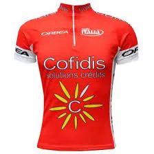 CAMISA ERT COFIDIS SOLUTIONS CREDITS (VERMELHA) (TAM PP)