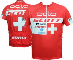 CAMISA LEMANS SCOTT/ODLO/DT SWISS/SRAM/ZURICH VERM TAM M