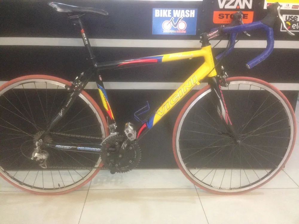 BICICLETA SPEED ALUM/CARBON VICINI PILOT TAM 56,50COMP 52 ALTURA