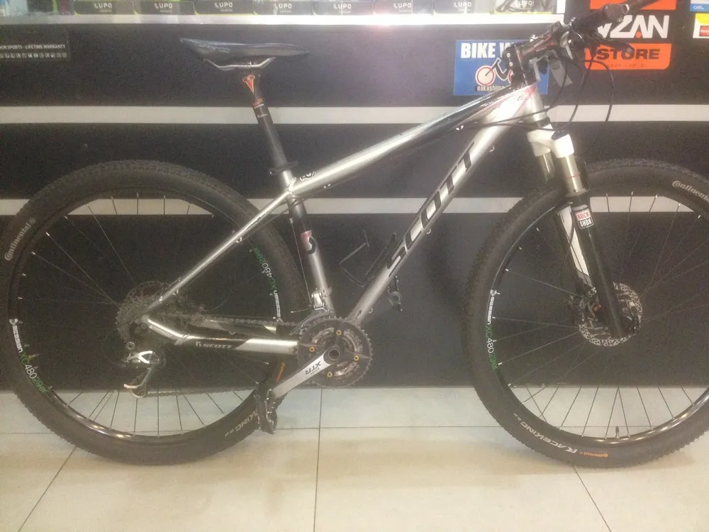 (SEMI NOVA) BICICLETA ARO 29 ALUM SCOTT SCALE ELITE TAM 17