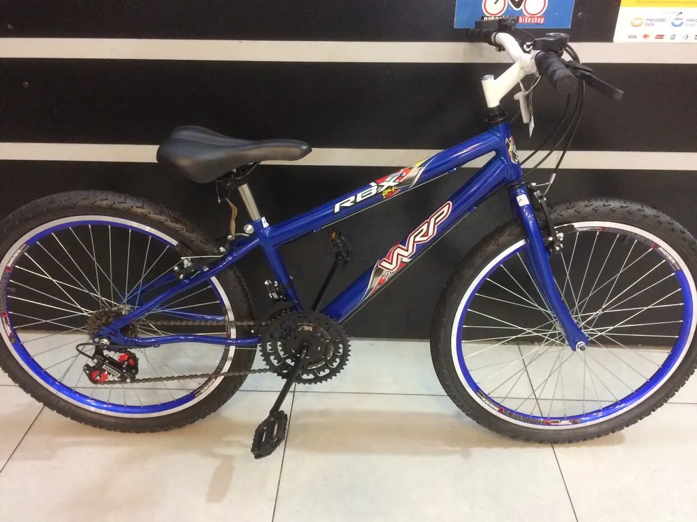 KIT DE BICICLETA  ARO 24 WRP AZUL 18 MARCHAS