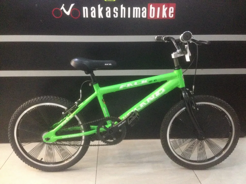 BICICLETA ARO 20 ALUM CROSS HEILAND FALK VERDE FLORESCENTE 