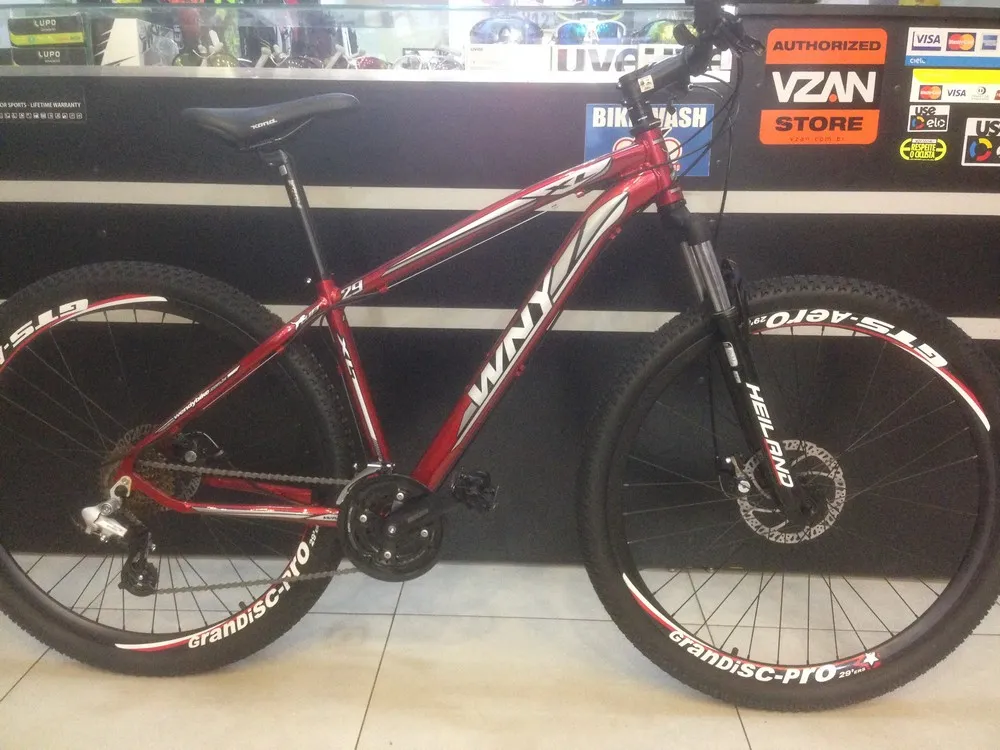 BICICLETA ARO 29 ALUM WENDY BIKE XL 24 VEL VERM TAM 17