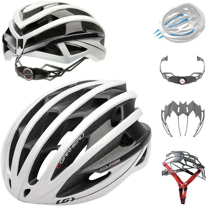 CAPACETE LOUIS GARNEAU LG COURSE BRANCO TAM.: M