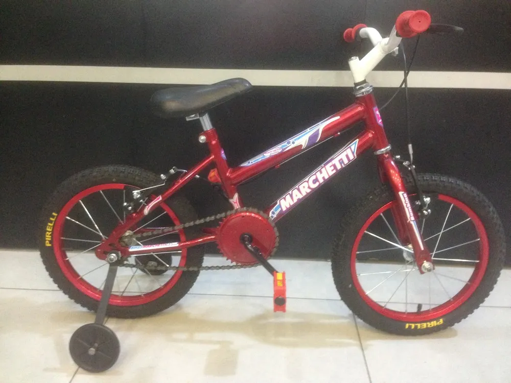 KIT DE BICICLETA ARO 16 WENDY BIKE FEM VERM